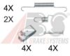 A.B.S. 0895Q Accessory Kit, parking brake shoes